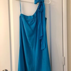 One shoulder Trina Turk silk dress